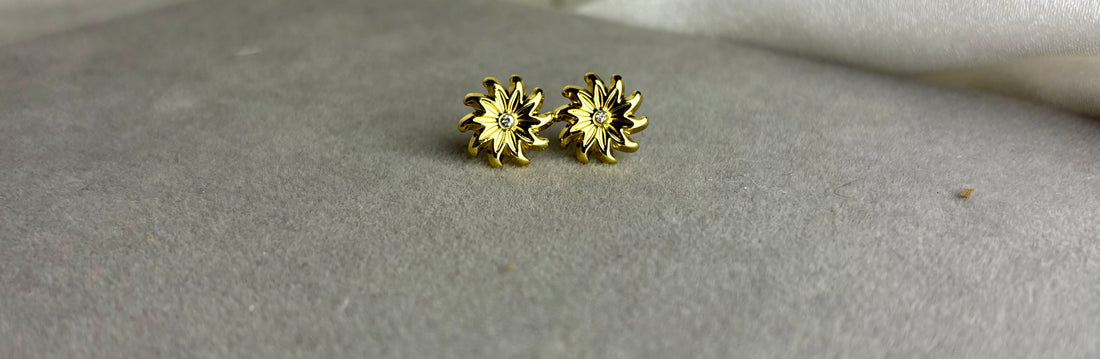 Radiant Sunflower Studs