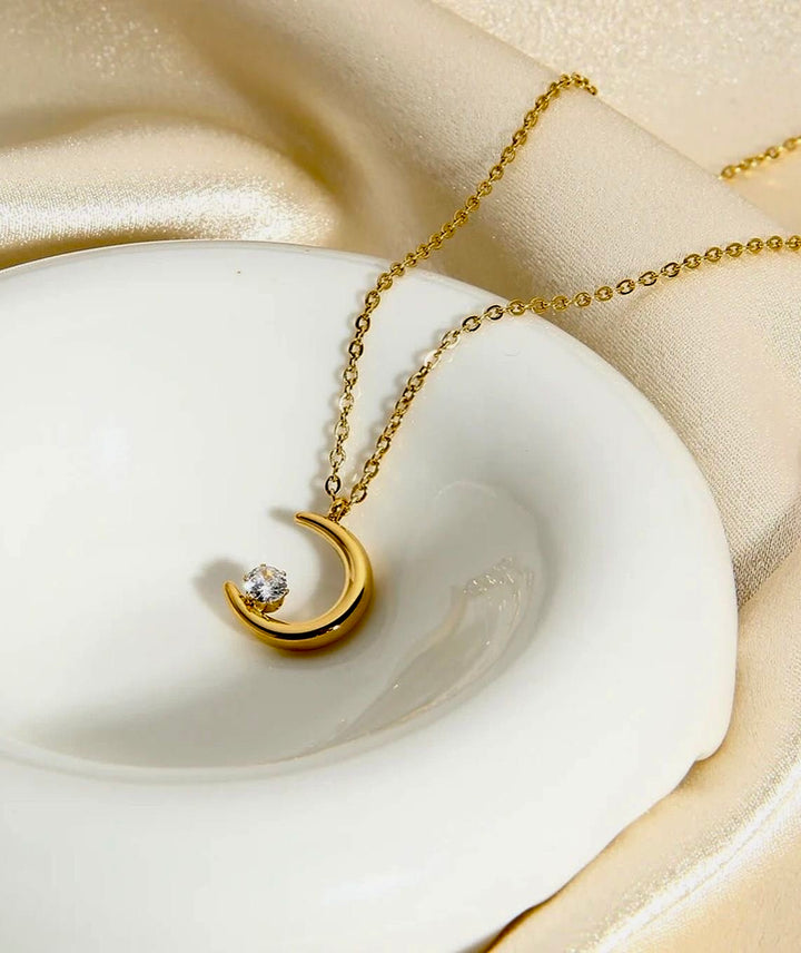 Luna Crescent Necklace