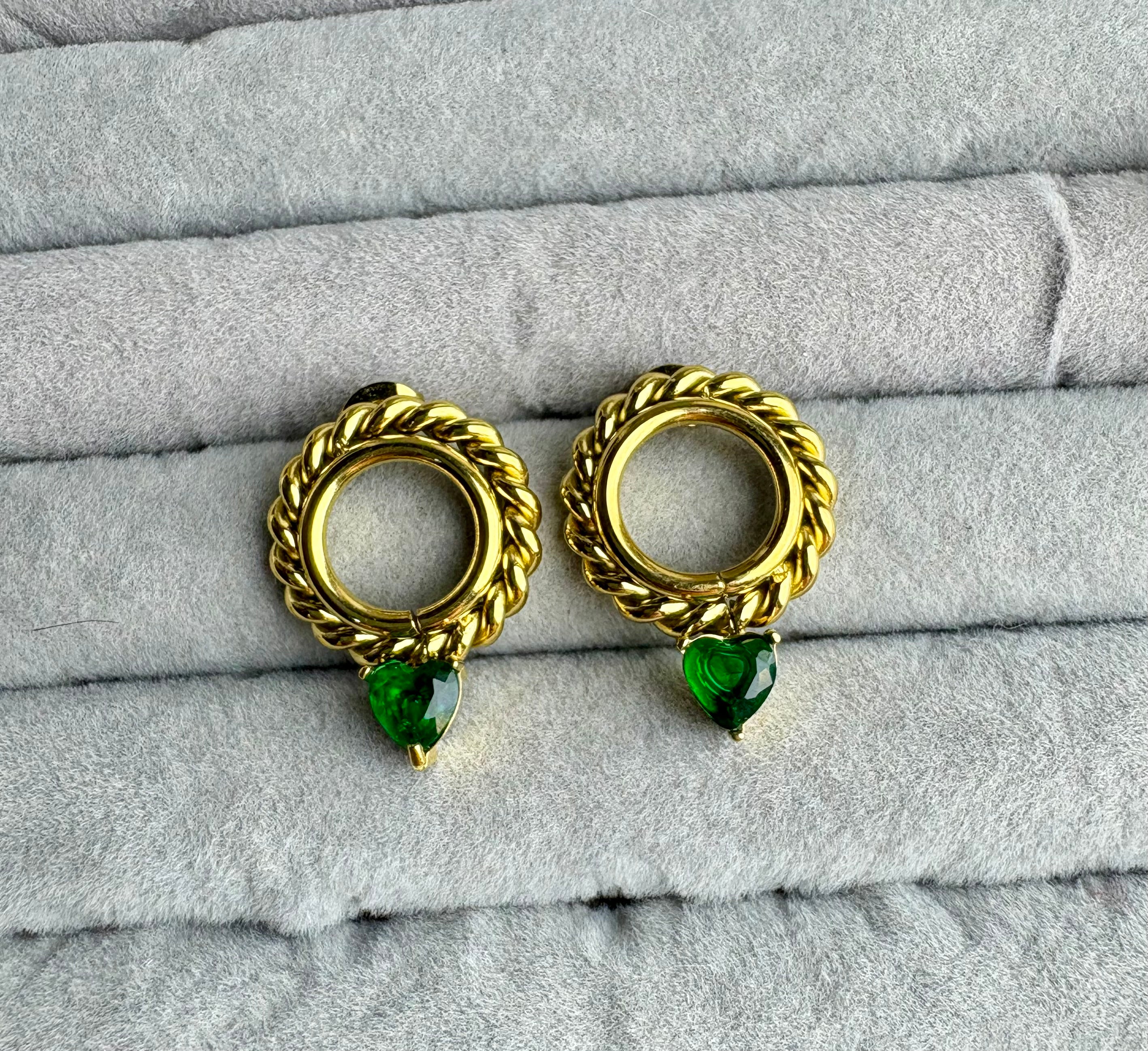 Heart Stone Stud