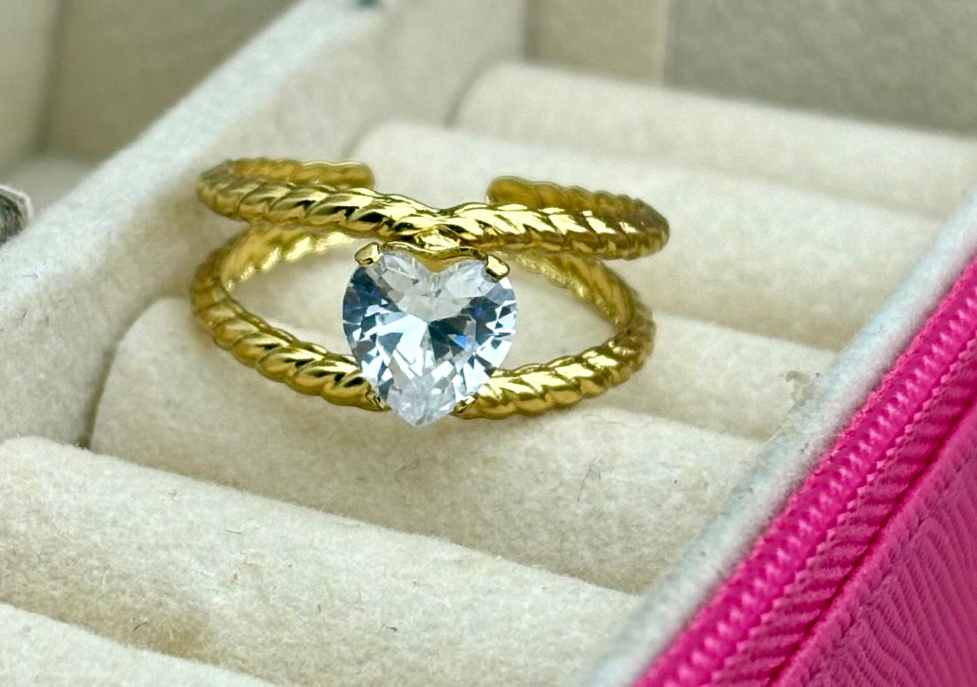 Heart Stone Ring