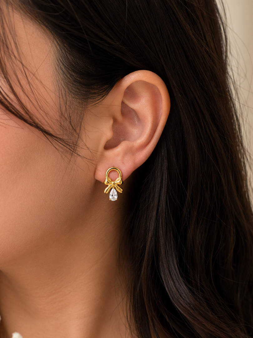 Bow Stone Studs