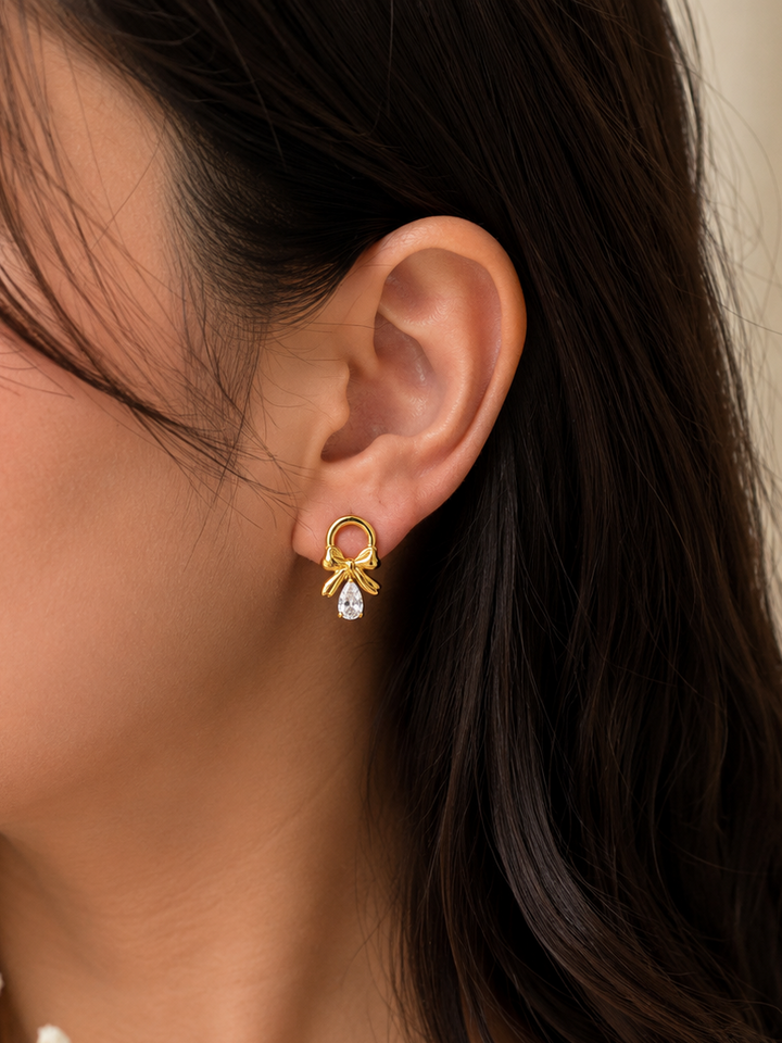 Bow Stone Studs