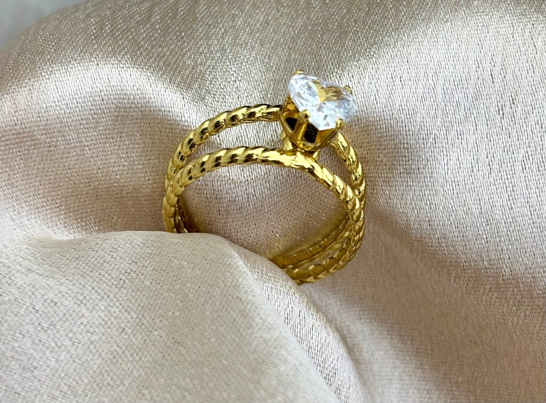 Heart Stone Ring