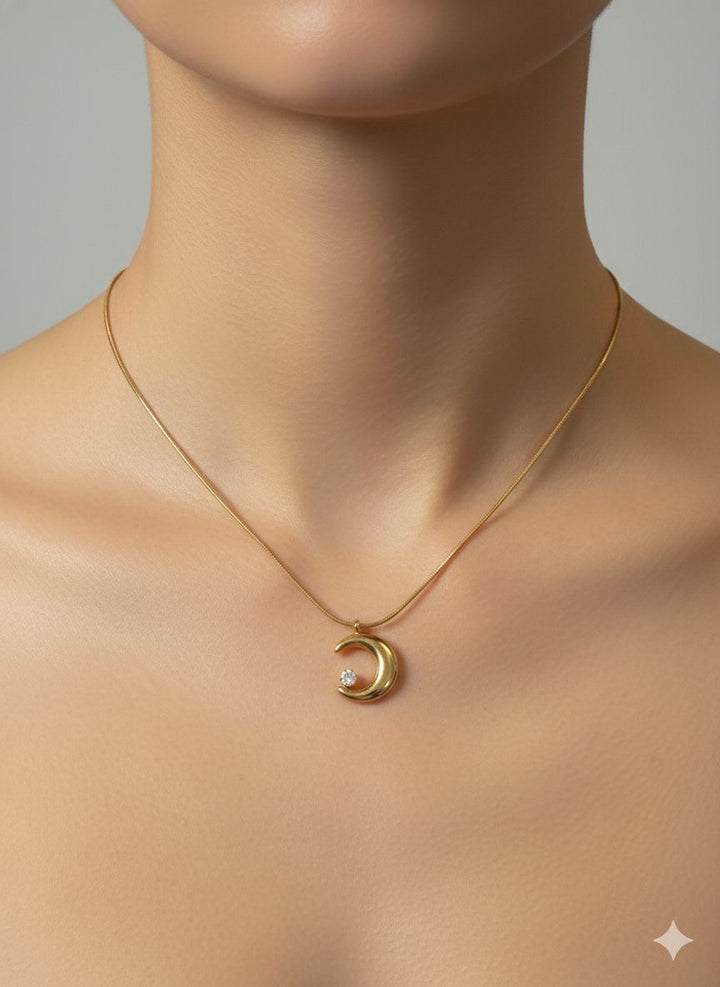 Luna Crescent Necklace