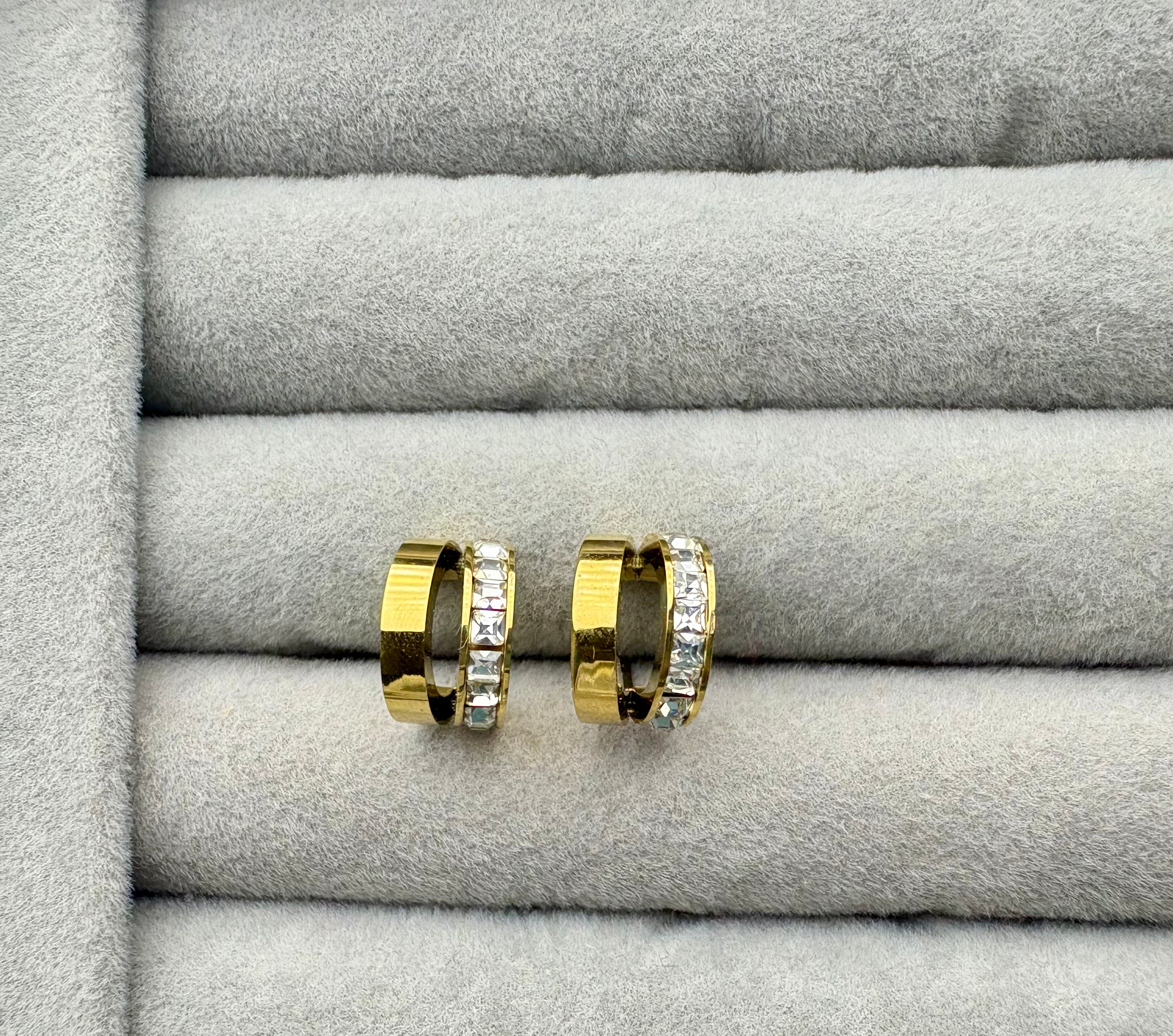Luna Stone Studs