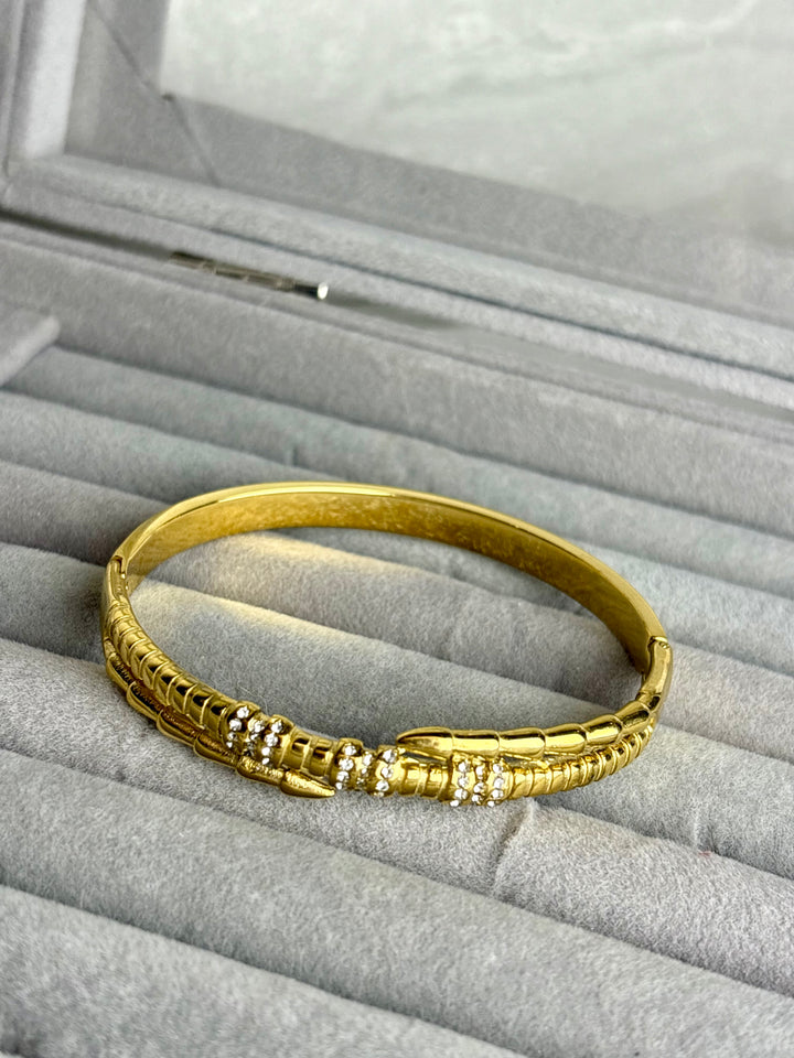 Trinity Nail & Stone Bracelet