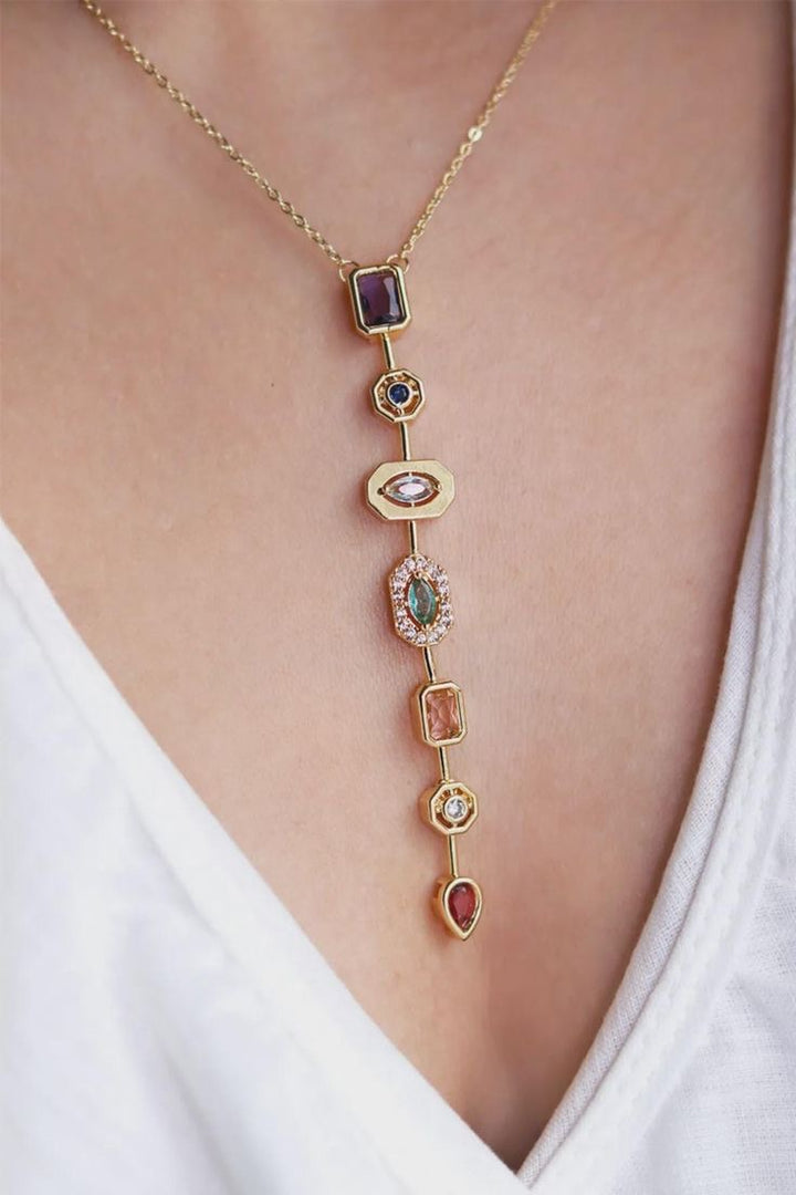 Multi Stone Necklace