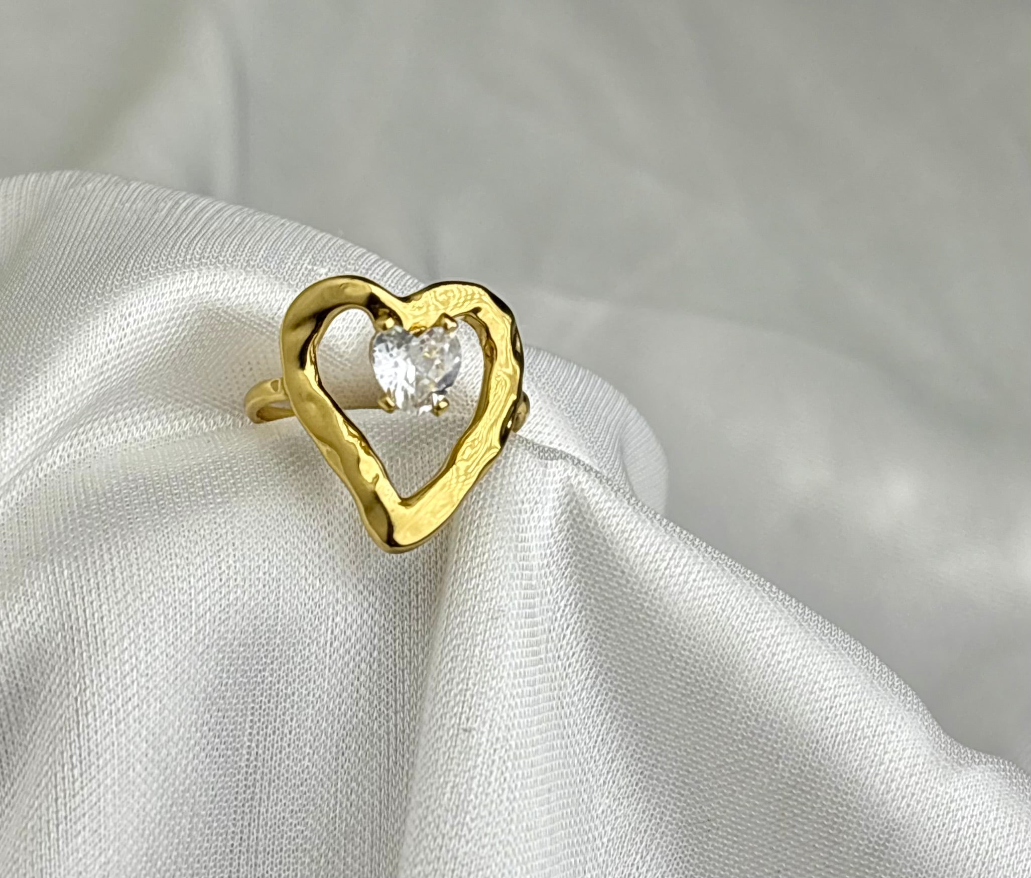 Heart Stone Ring