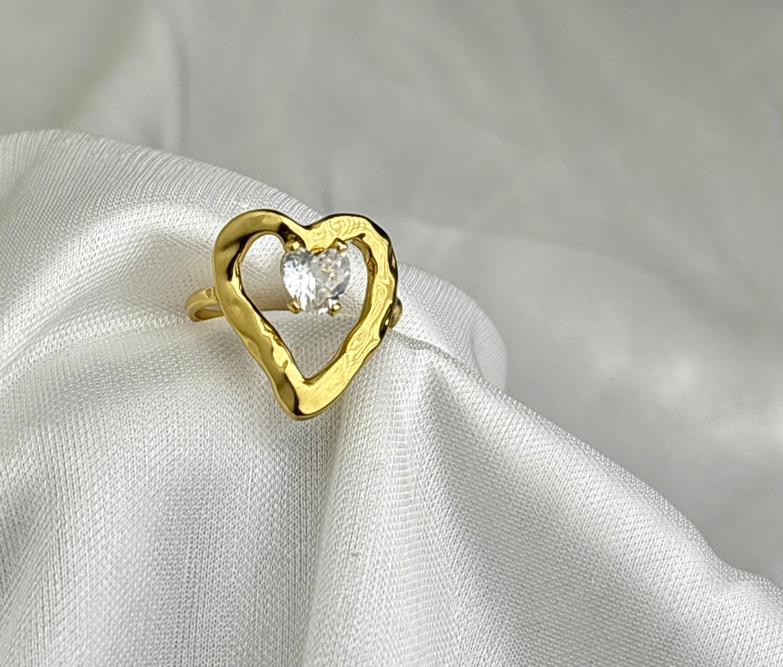 Heart Stone Ring