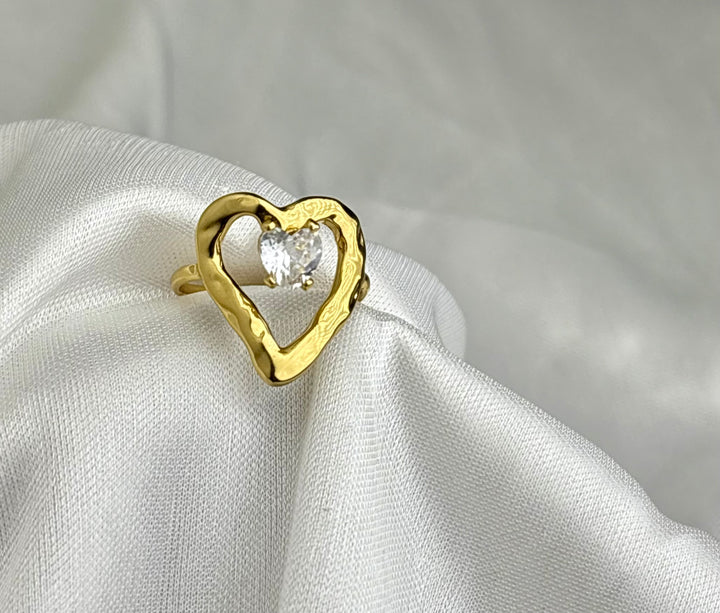 Heart Stone Ring