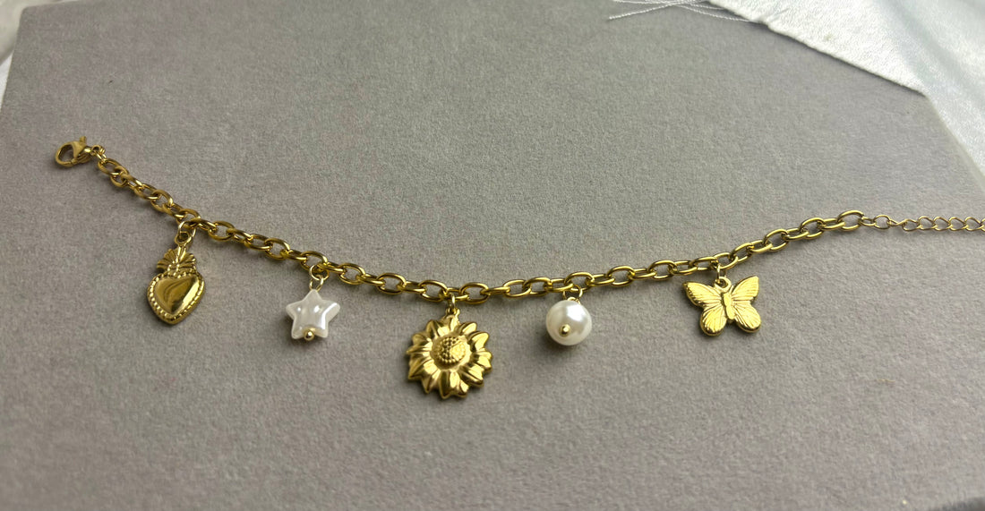 Blossom Heart Pearl Bracelet